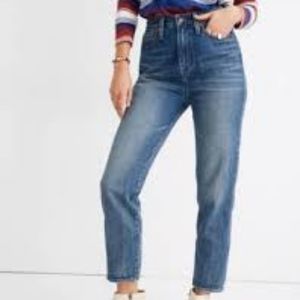 Madewell "The Mom Jean" in Downy Wash